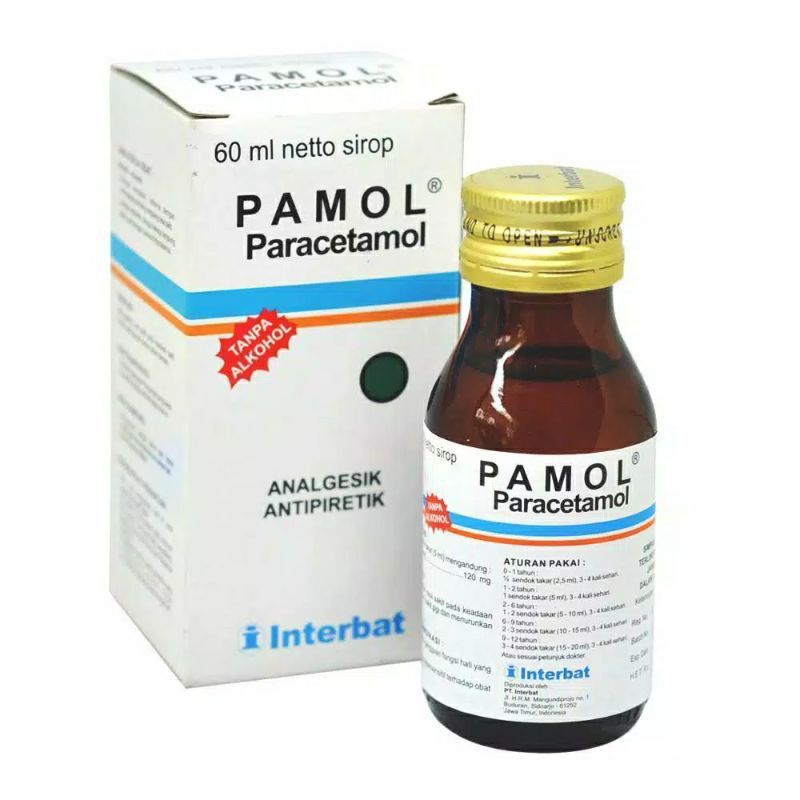 PAMOL SIRUP PARASETAMOL 60 ML