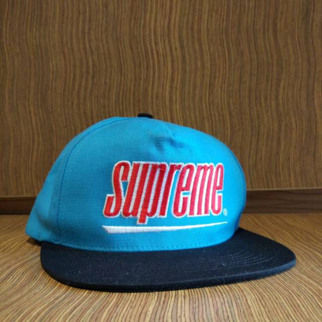 Snapback Supreme Underline 5-Panel Cap Turquoise SS18