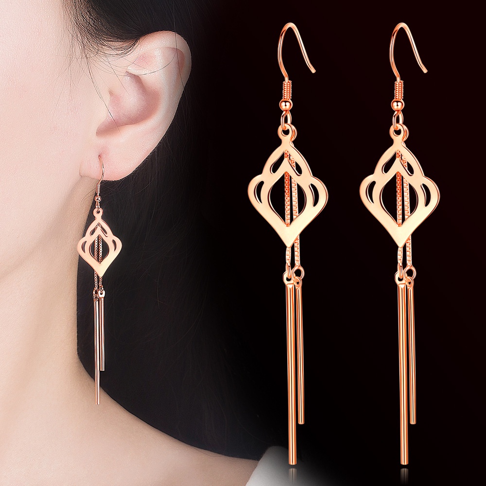 Anting Perak 925 Wanita Rumbai Perhiasan Fashion