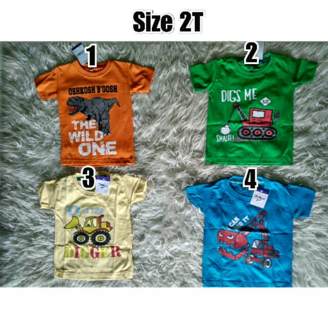 Kaos Atasan Anak Oshkosh Bgosh Laki-Laki Perempuan Murah Grosir