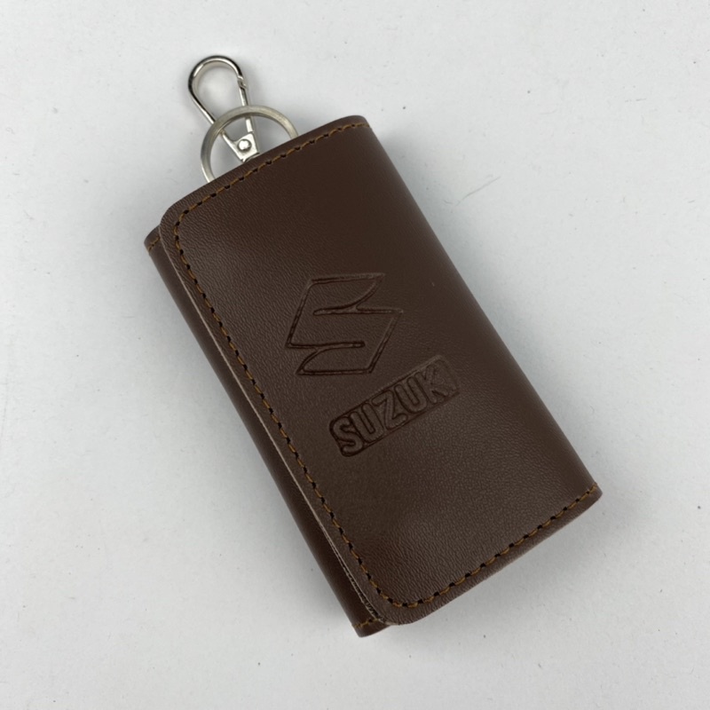 DOMPET KUNCI SUZUKI LIPAT 3 DOMPET KUNCI MOBIL DOMPET STNK KULIT SINTETIS DOMPET KUNCI MUAT STNK GANTUNGAN KUNCI MOBIL