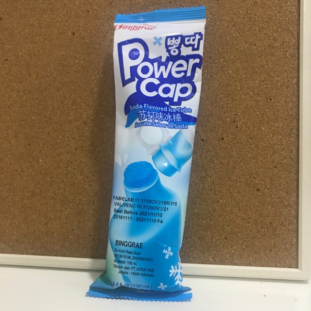Jual BINGGRAE POWER CAP SODA FLAVORED ICE TUBE Shopee Indonesia