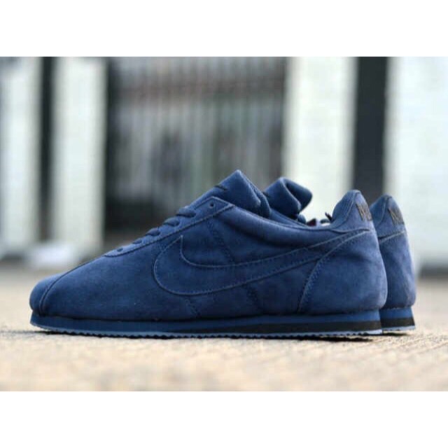 nike cortez suede blue