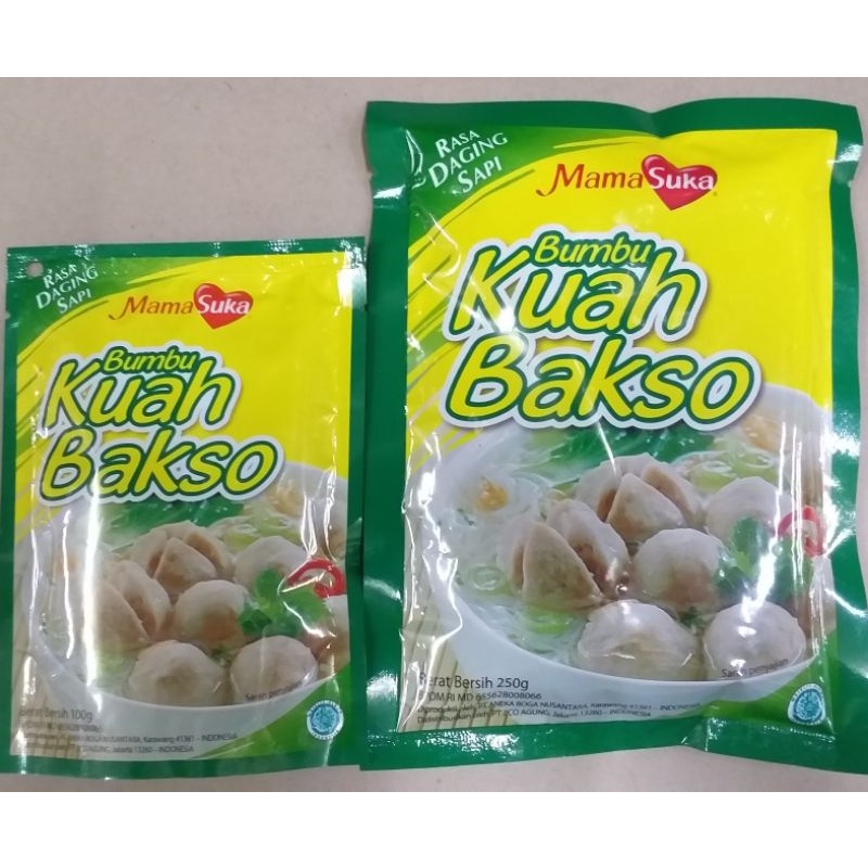 Jual Kz Mamasuka Bumbu Kuah Bakso 100gr And 250gr Shopee Indonesia