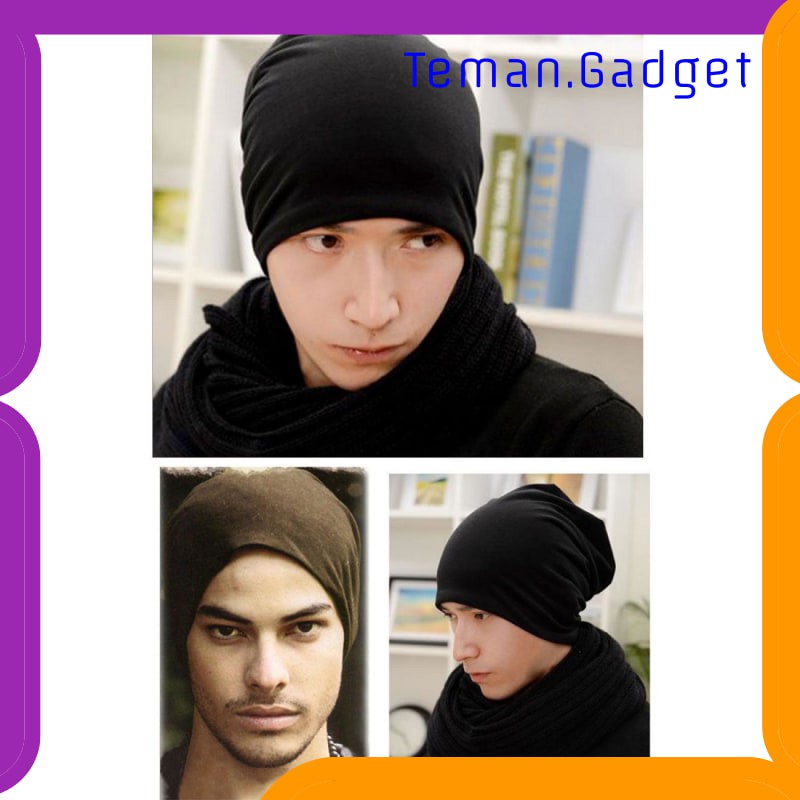 TG-FS031 Ecobros Topi Kupluk Pria Wanita Kain Katun Winter Beanie Hat - EC001