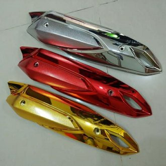 Cover Klanpot Aerox 155/LEXI - Tameng Pelindung Knalpot Variasi - Tutup Knalpot