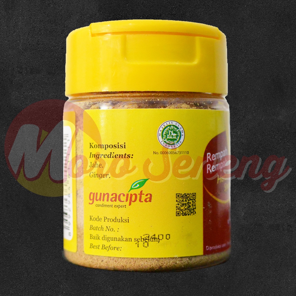 Jahe Bubuk Kupu Kupu Ginger Powder Koepoe Koepoe