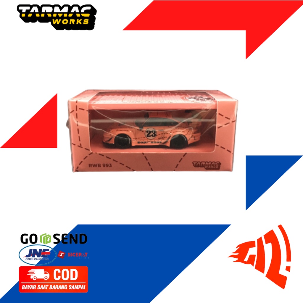 Tarmac Works 1:64 Porsche RWB 993 Pink Pig Sopranos 23