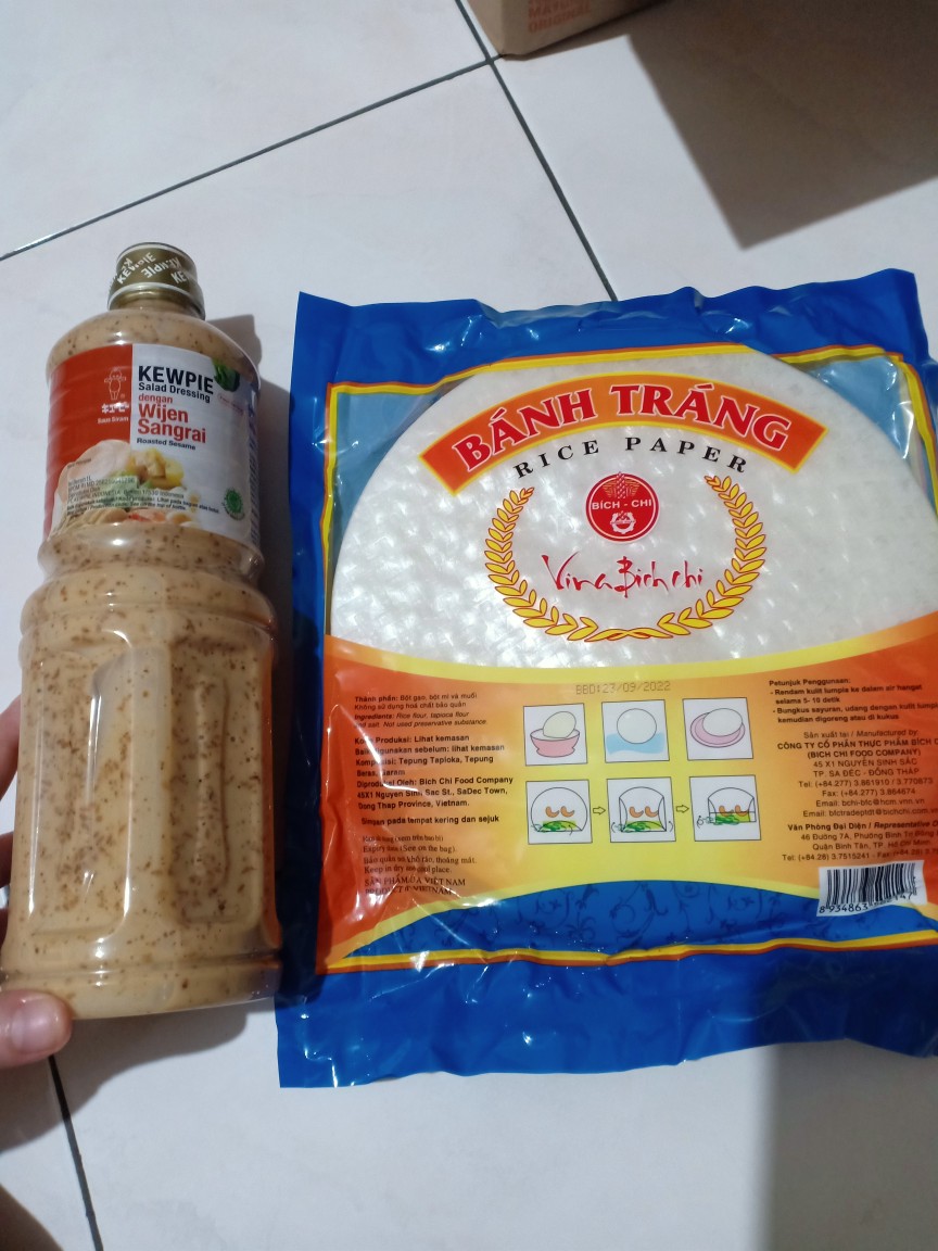Kulit Lumpia Vietnam 400gr Banh Trang Rice Paper 22cm