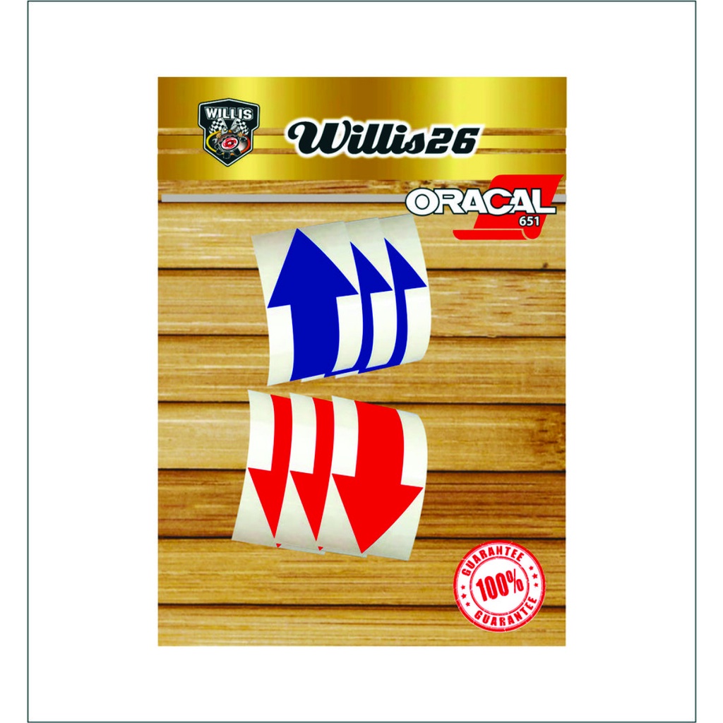 Stiker Anak Panah Tangga Cutting Sticker
