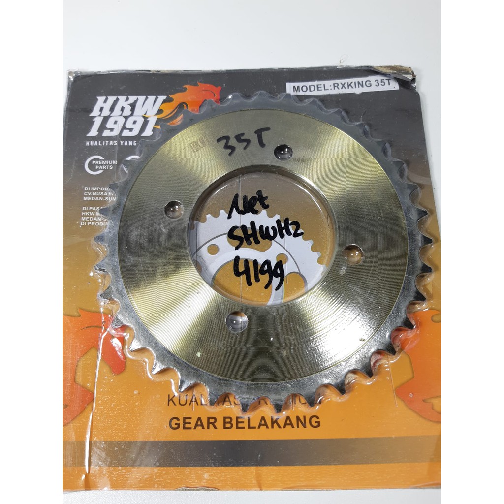 GEAR / GIR BELAKANG 428 SEPUHAN YAMAHA RXZ / RX KING MEREK HKW-35T