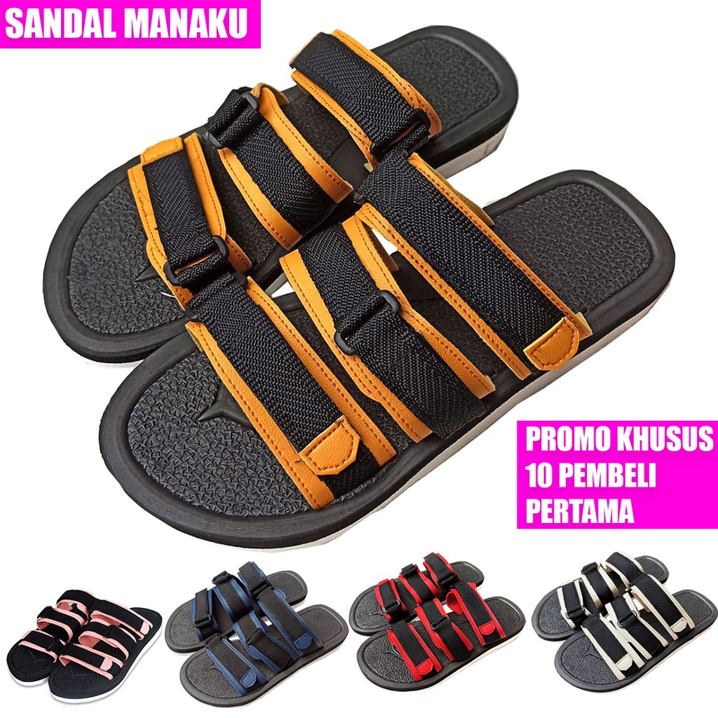 Sandal wanita MANAKU - sandal wanita wedges - sandal wanita terbaru