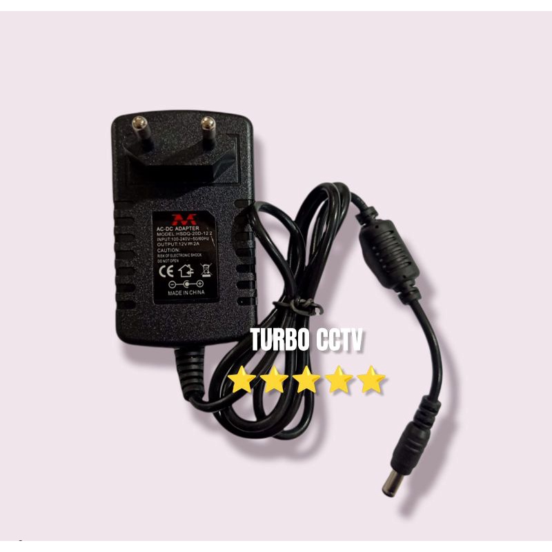 Adaptor 12V 2A Murni Kualitas bagus utk cctv dan dvr bisa