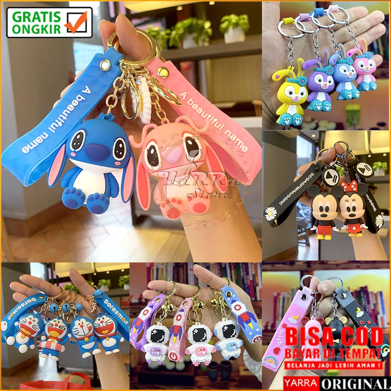 

Gantungan Kunci Karakter Kartun Lucu Souvenir Hadiah Aksesoris Kekinian lucu Bahan Silikon import GTA