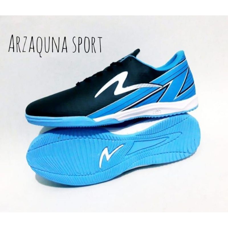 sepatu futsal specs lightspeed hitam biru