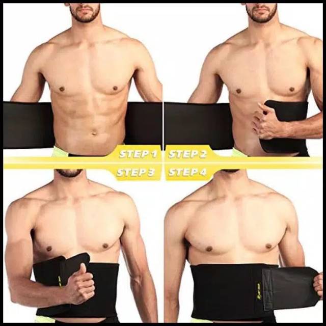 Alat Olahraga Alat Pengecil Perut Original Korset Pria Sweet Sweat Waist Waist Belt Shopee Indonesia