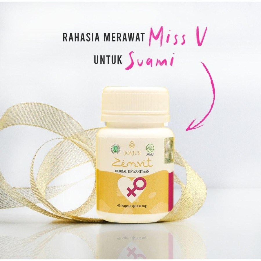 Joyjus Zemvit Pelancar Menstruasi &amp; Pereda Nyeri Haid / Mengencangan Miss V / MINUMAN HAID Perapat Zemfit
