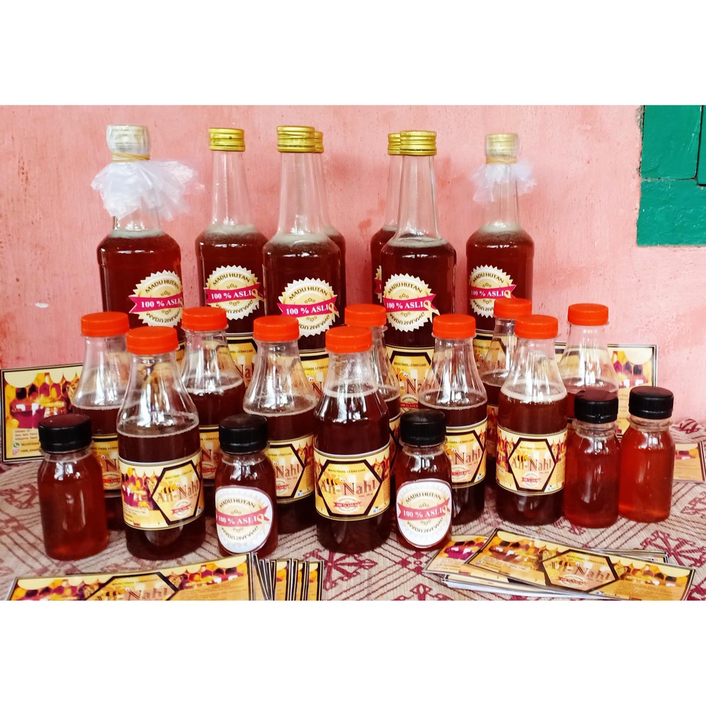 

Annahl madu murni 200ml 300ml 750ml 1ltr 5 ltr 100% madu hutan asli