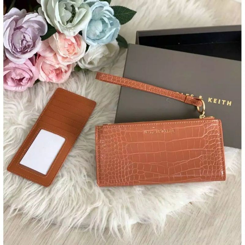 [TANG&amp;YENNY] NEW!!DOMPET CNK LONG WALET/CK WITH CROCO SKIN IMPORT#66904