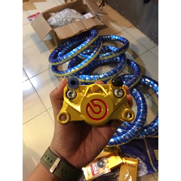 kaliper 2piston/kaliper 2piston big logo gold/kaliper brembo 2piston gold/kaliper murah/kaliper brem