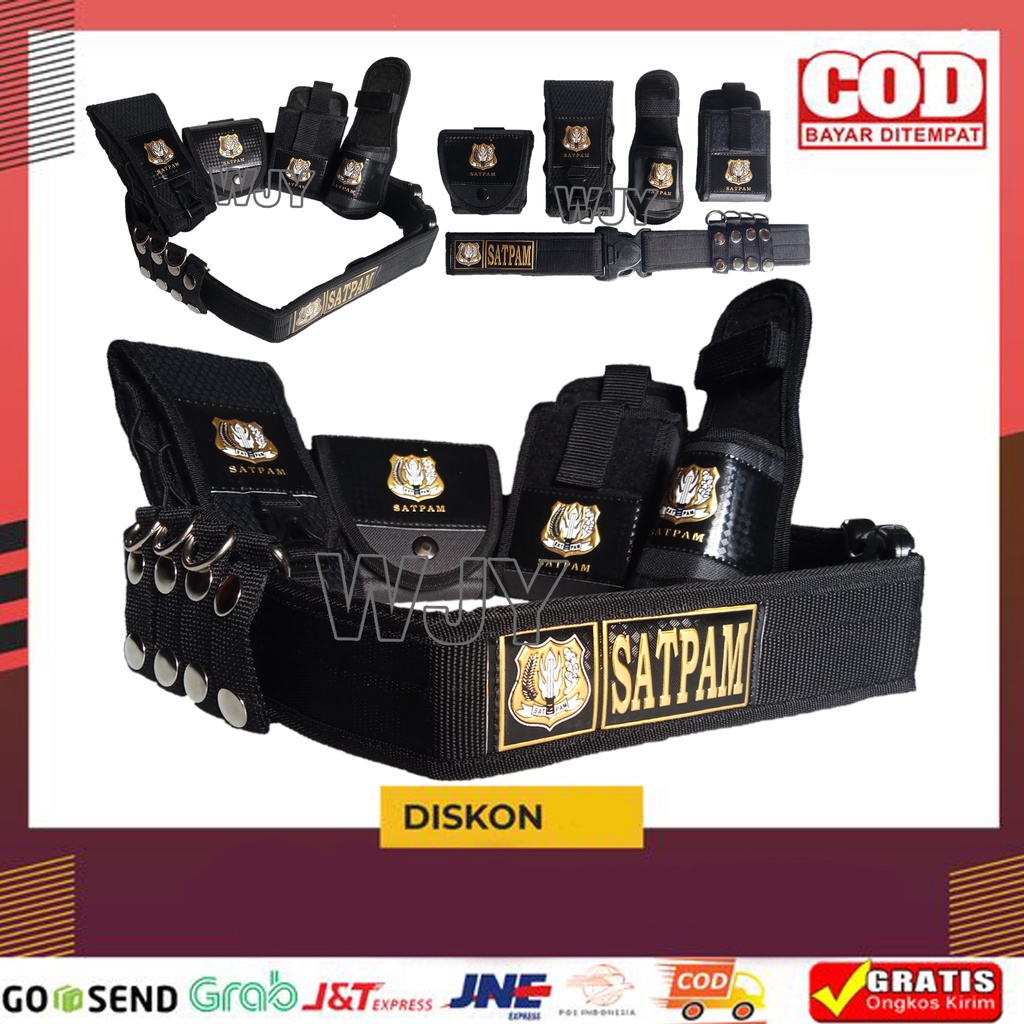 KOPEL SATPAM SECURITY 1 SET PERLENGKAPAN ATRIBUT LOGO SECURITY