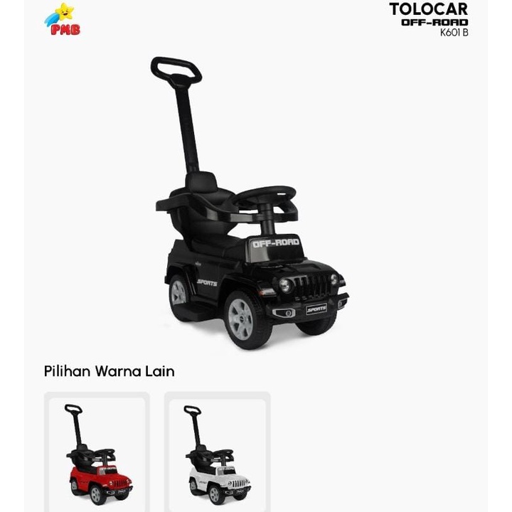 Pmb - Tolocar Ride On K601B Offroad