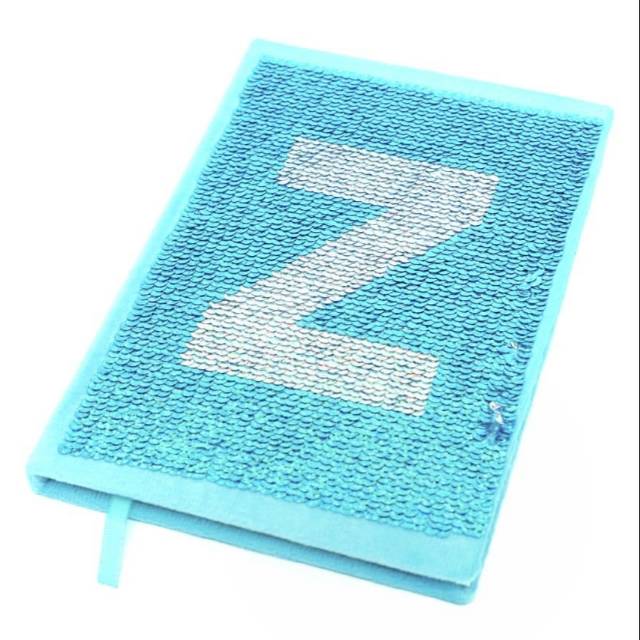 

Notebook Alphabet Sequin (Dua design cover) 7324