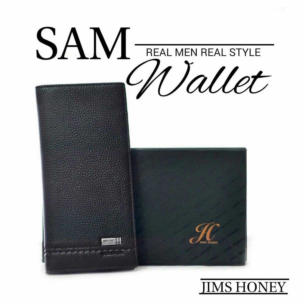 JH SAM WALLET - Dompet kulit pria import JIMSHONEY ORIGINAL