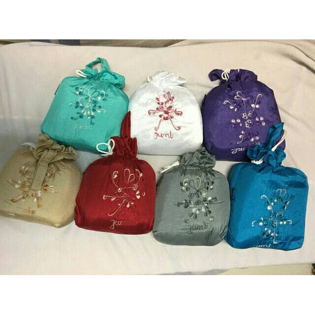 TERLARIS MUKENA PARASUT BORDIER TAS SERUT, MUKENA TRAVELING
