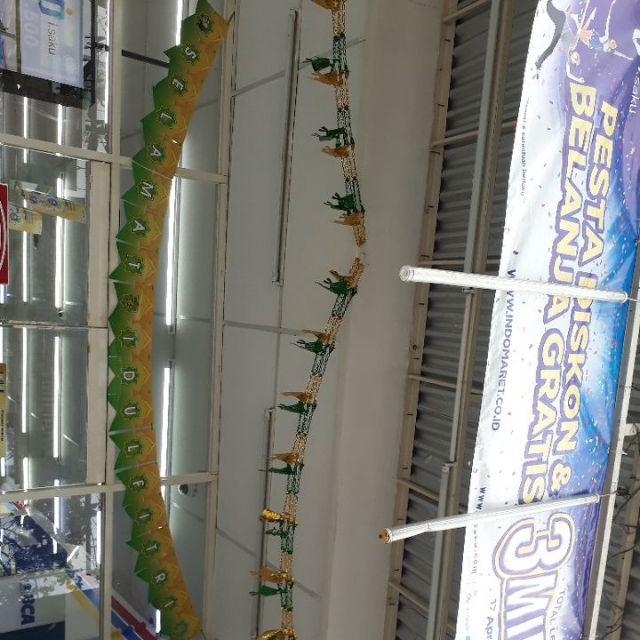 Hiasan Dinding Banner Idul Fitri Lebaran Dekorasi Dinding Ornament - 5464