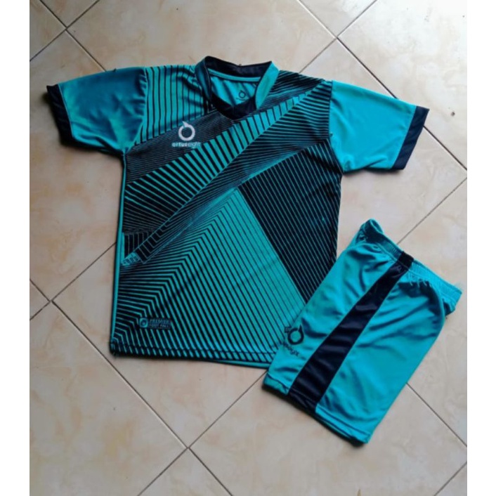 Baju stelan Jersey kaos bola kaos futsal kaos volly ukuran junior anak anak SSB termurah