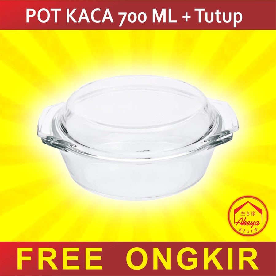 Loyang Microwave Safe - Mangkok Kaca - Mangkuk Oven - Wadah Kaca Microwaves - Wadah Kukus - Mangkok 