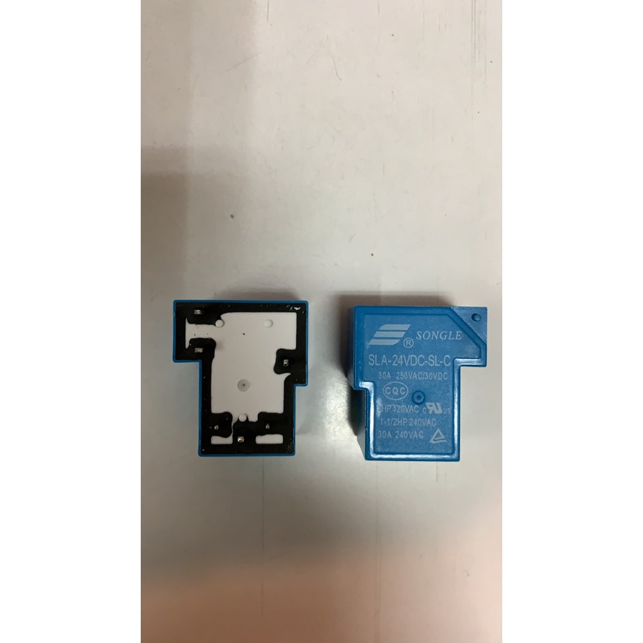 Relay merk songle 24vDC kaki 6