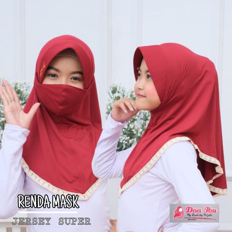 JILBAB ANAK "RENDA MASK" ORY BY DOA IBU