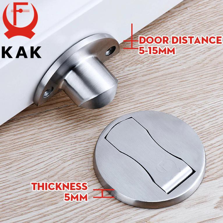 Grab Medan Penahan Pintu Anti-Collision Magnetic Door Stopper - KAK-883 KAK Silver