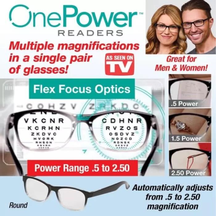 Kacamata Baca plus Pria Wanita Terbaik AutoFocus Terbaru OnePower Read