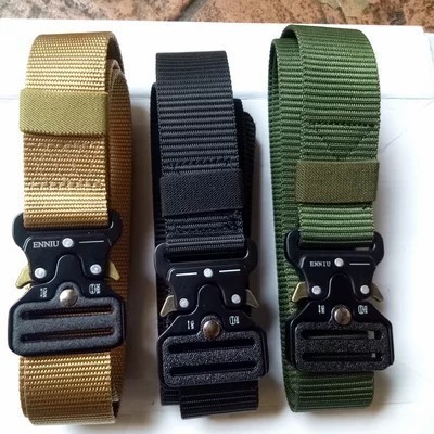 Cobra Style Ikat Pinggang Tactical Blackhawk Duty Belts CQB Metal