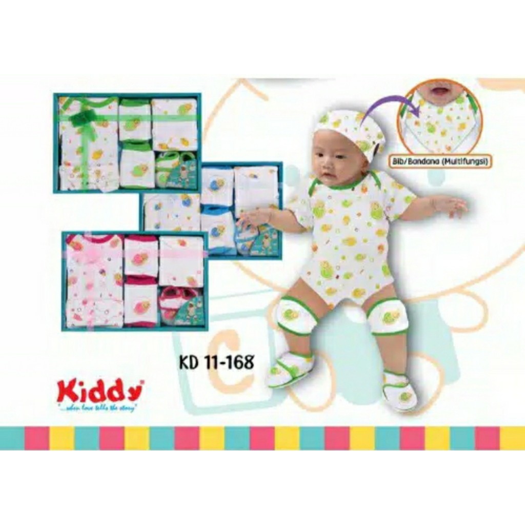 KIDDY JUST BABY SET 4in1 Menarik Bisa Untuk Kado 11168