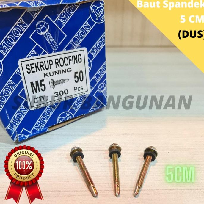 Baut Roofing / Baut Spandek / Baut Drilling / Skrup Spandek 5 CM