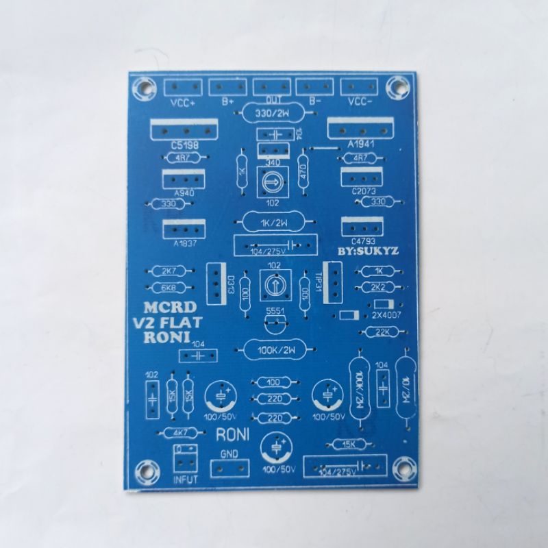 PCB MCRD V2 Flat FIBER By Sukys