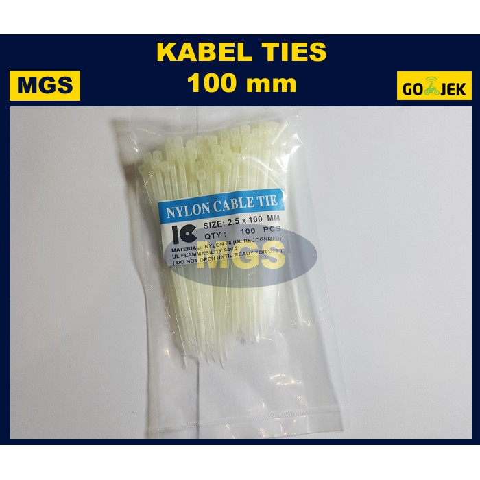 100PCS KABEL TIES 100 mm