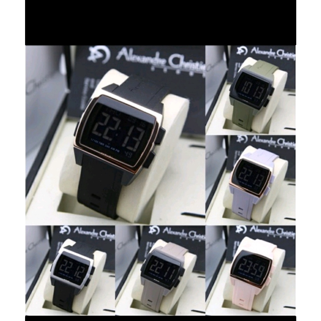 Alexandre Christie Ac9343 Jam Tangan Digital Original