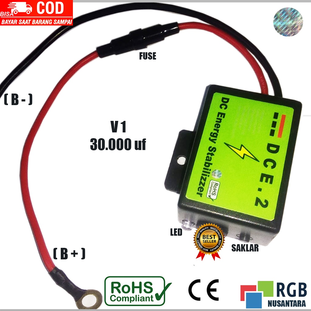 stabilizer aki acu accu motor stabilzer aki mobil stabilizer motor mobil + volt meter