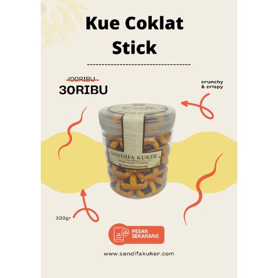 

Kue Coklat Stik Special