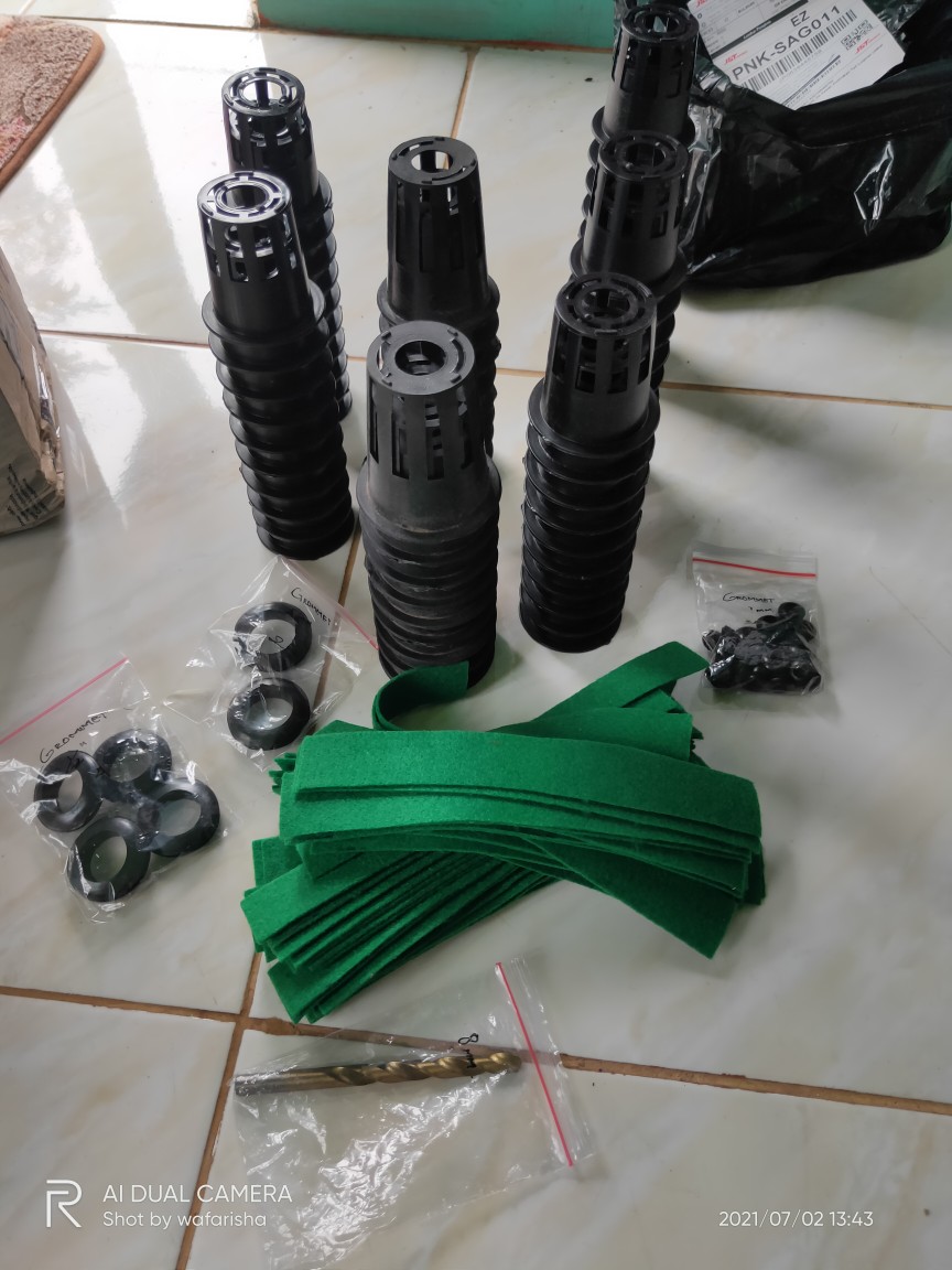 Kain Flanel Sumbu Hidroponik (50 Pcs)