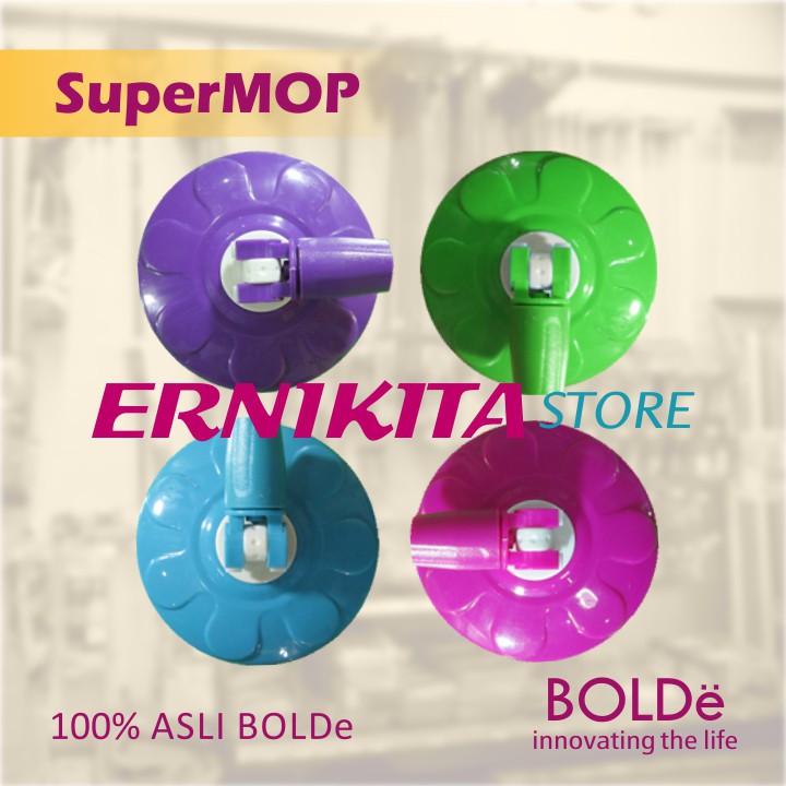 BOLDe KEPALA HEADMOP DISK - Piringan Pel Supermop Tongkat Besar