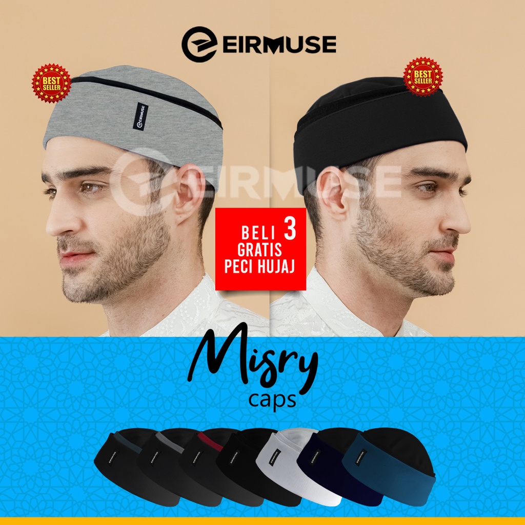 Misry Caps by Eirmuse Peci Kopiah Lipat Gaya Mesir