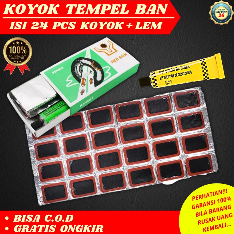 Jual Lem Ban Tempel Patch Lem Ban Koyok Tempel Koyok Tempel Ban Tip