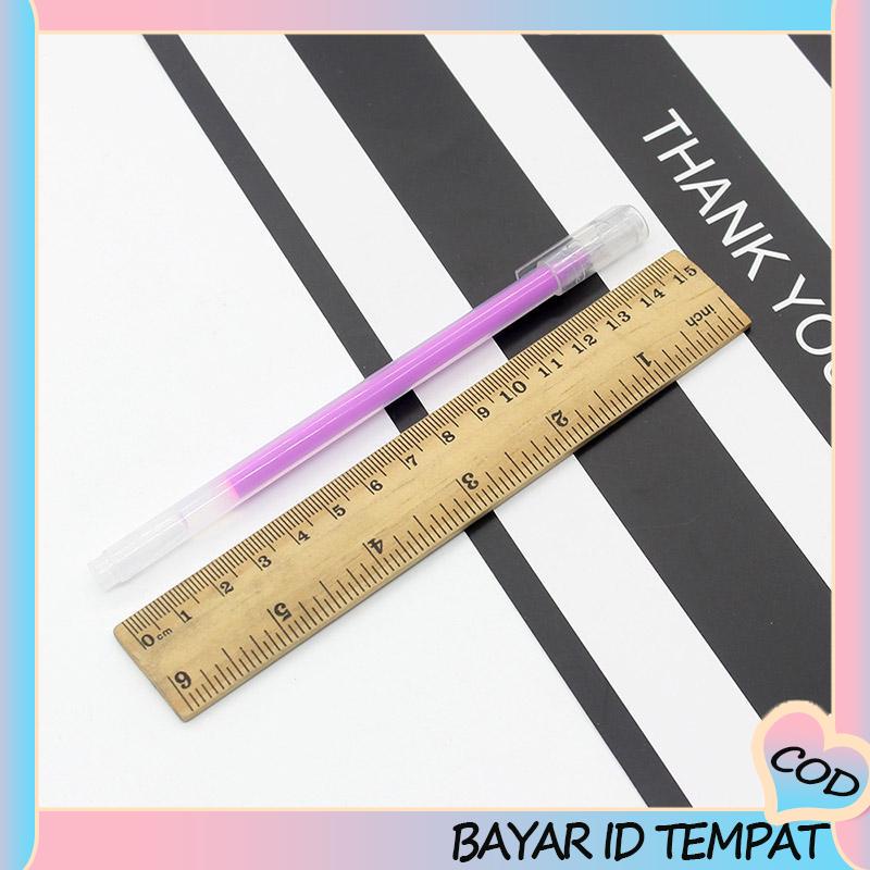 COD❤️ Warna Pena Gel Berkapasitas Besar Akun Tangan Tanda Siswa Sorotan Album Flash Pen-A.one