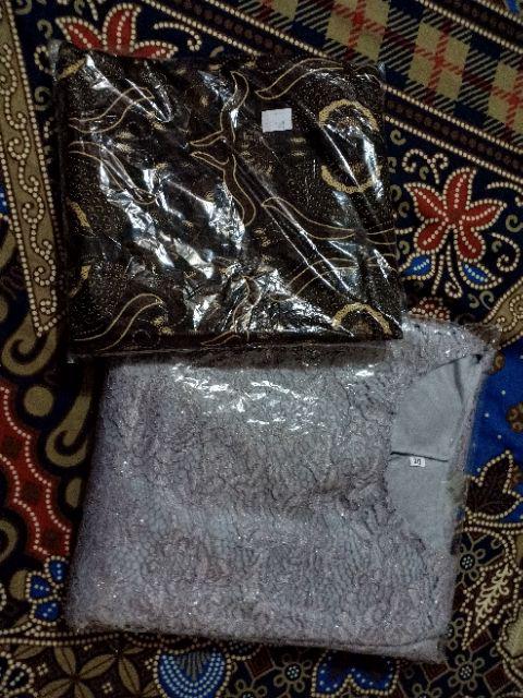 Naysila Sett | Mat Brokat | Ld 120 Skirt Batik Jumbo | Pinggang Karet Ka - Ki